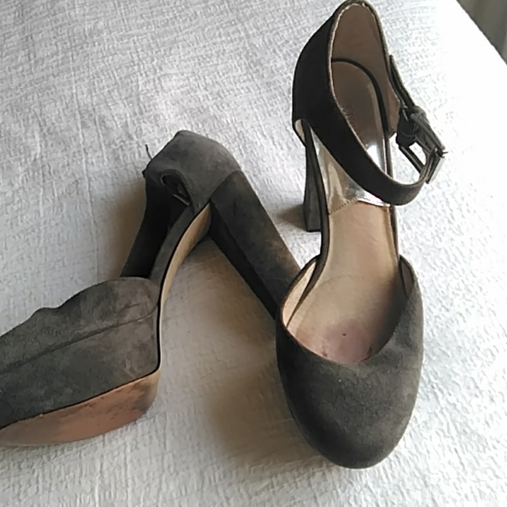 Michael Kors Suede Platform Heels